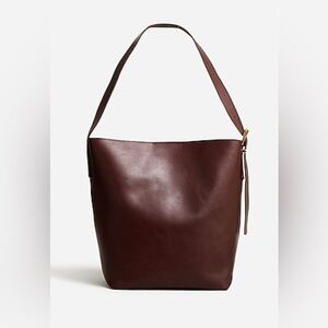 Madewell The Essential Bucket Tote - Large - Chocolate Raisin - NWT